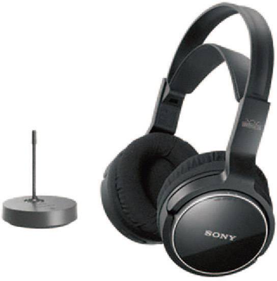 Sony MDR-RF811RK Over Ear Kopfhörer Funk Schwarz Lautstärkeregelung, Batterieladeanzeige