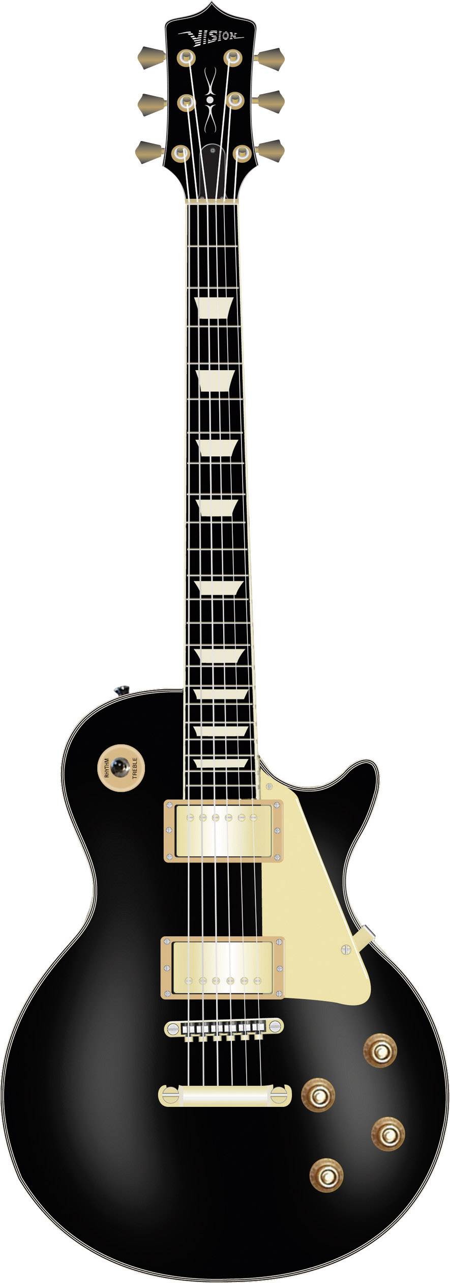 Vision Guitar LSG-3 E-Gitarre Schwarz