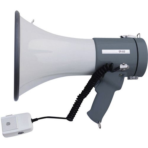 SpeaKa Professional ER-66S Megaphon mit Handmikrofon, mit
