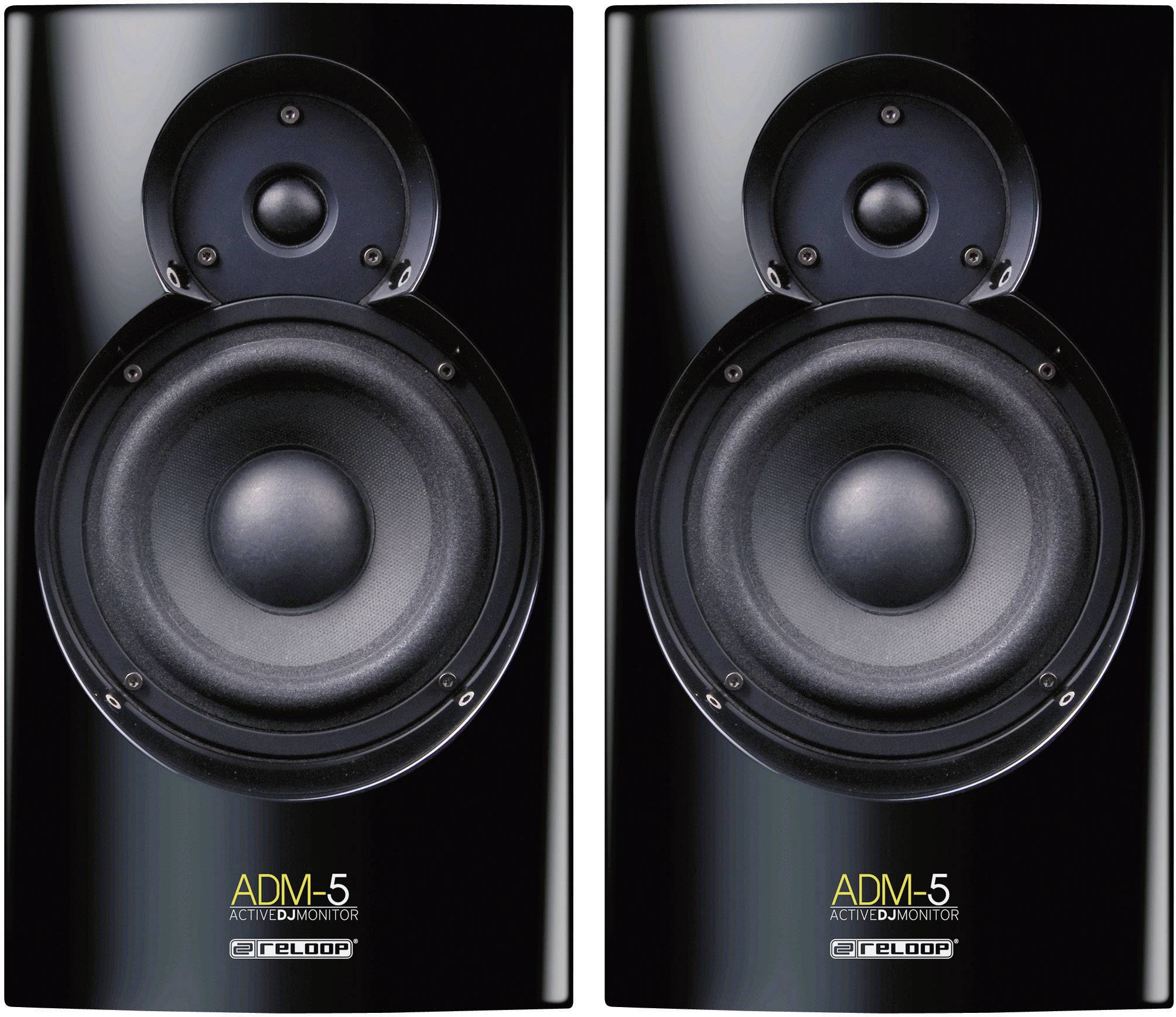 Reloop ADM-5 Aktiver Monitor-Lautsprecher 13.3cm 5.25 Zoll 30W 1 Paar