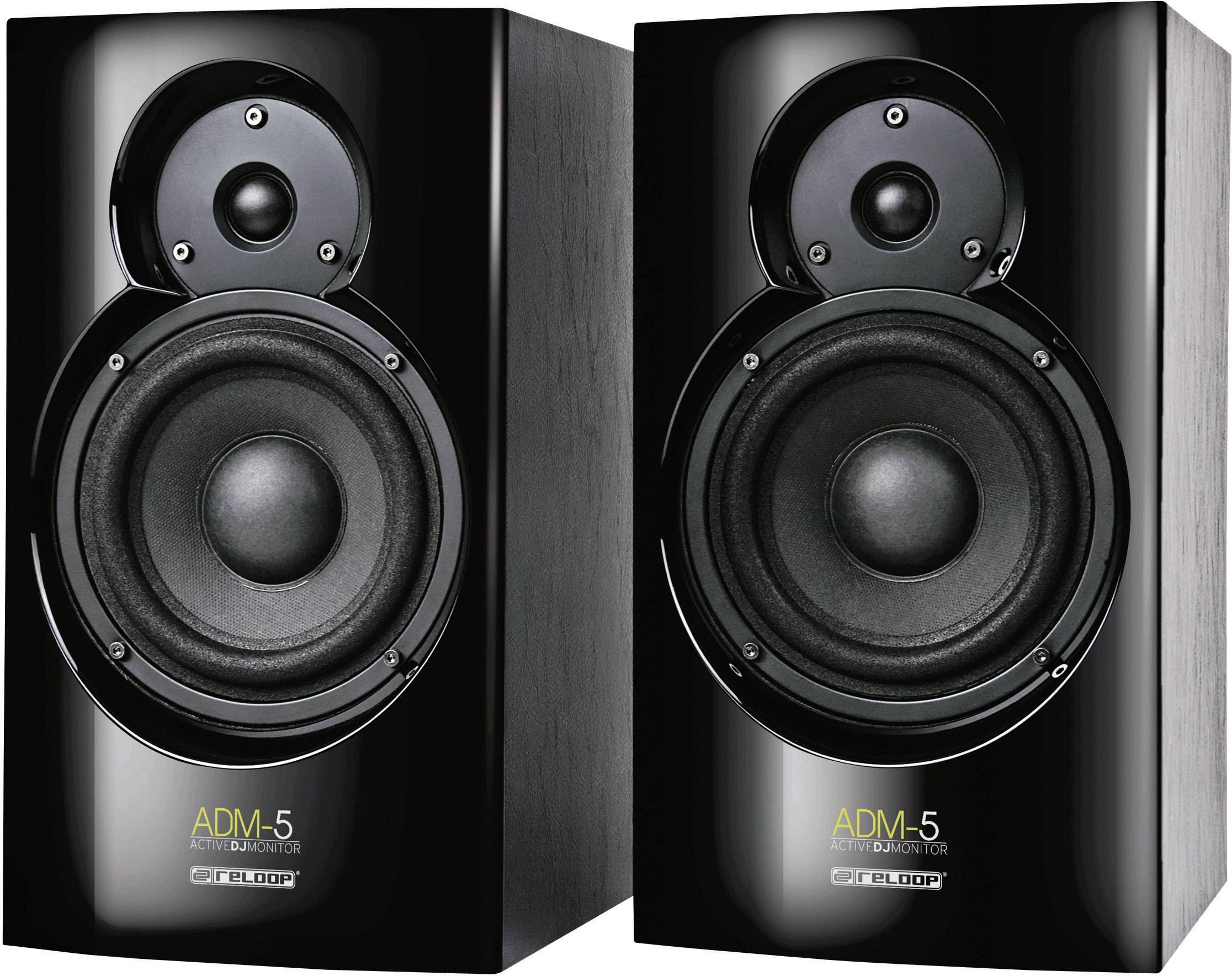 Reloop ADM-5 Aktiver Monitor-Lautsprecher 13.3cm 5.25 Zoll 30W 1 Paar