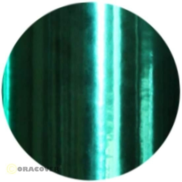 Oracover 26-103-004 Zierstreifen Oraline (L x B) 15m x 4mm Chrom-Grün