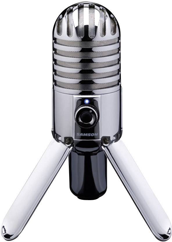 USB-Studiomikrofon Samson Meteor Mic Silver Übertragungsart (Details):Kabelgebunden inkl. Kabel