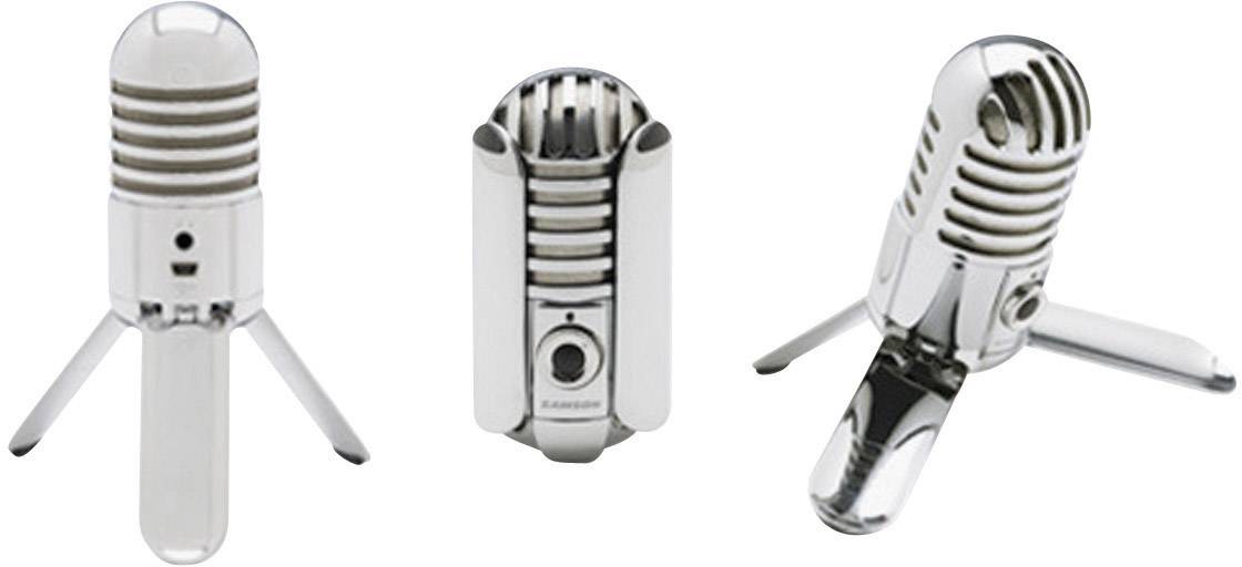 Samson Meteor Mic Silver USB-Studiomikrofon Übertragungsart (Details):Kabelgebunden inkl. Kabel USB Kabelgebunden