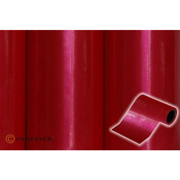 Oracover 27-027-005 Dekorstreifen Oratrim (L x B) 5m x 9.5cm Perlmutt-Rot