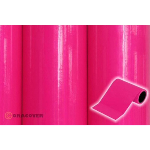 Oracover 27-025-002 Dekorstreifen Oratrim (L x B) 2m x 9.5cm Pink (fluoreszierend)