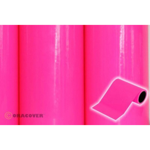 Oracover 306343 Dekorstreifen Oratrim (L x B) 25m x 12cm Neon-Pink (fluoreszierend)