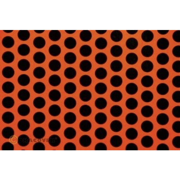 Oracover 41-064-071-002 Bügelfolie Fun 1 (L x B) 2m x 60cm Rot-Orange-Schwarz (fluoreszierend)