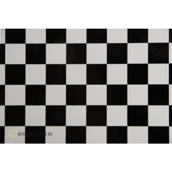 Oracover 43-010-071-010 Bügelfolie Fun 3 (L x B) 10m x 60cm Weiß, Schwarz