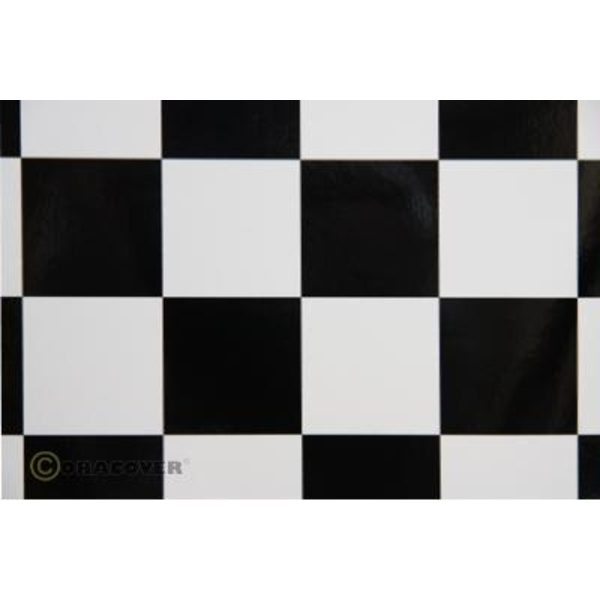 Oracover 491-010-071-010 Bügelfolie Fun 5 (L x B) 10m x 60cm Weiß, Schwarz