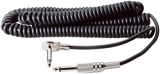 Paccs SK40SW060SD Instrumenten Anschlusskabel [1x Klinkenstecker 6.35mm - 1x Klinkenstecker 6.35 mm] 6.00m Schwarz