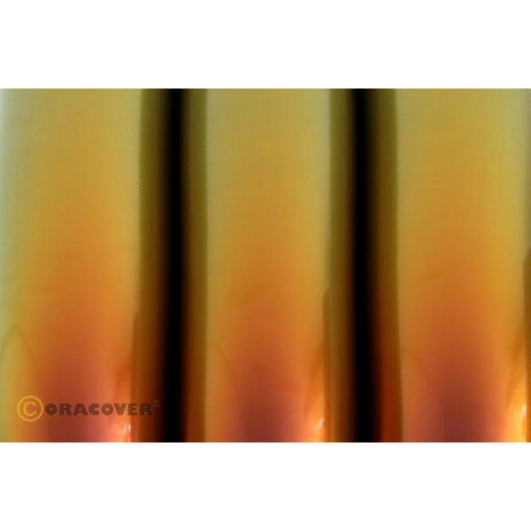 Oracover 550-102-002 Plotterfolie Easyplot Magic (L x B) 2m x 60cm Rot, Gold