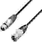 AH Cables KM10FMBLK XLR Verbindungskabel [1x XLR-Buchse - 1x XLR-Stecker] 10.00m Schwarz