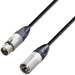 AH Cables KM1FMBLK XLR Verbindungskabel [1x XLR-Buchse - 1x XLR-Stecker] 1.00m Schwarz