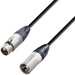 AH Cables KM3FMBLK XLR Verbindungskabel [1x XLR-Buchse - 1x XLR-Stecker] 3.00m Schwarz