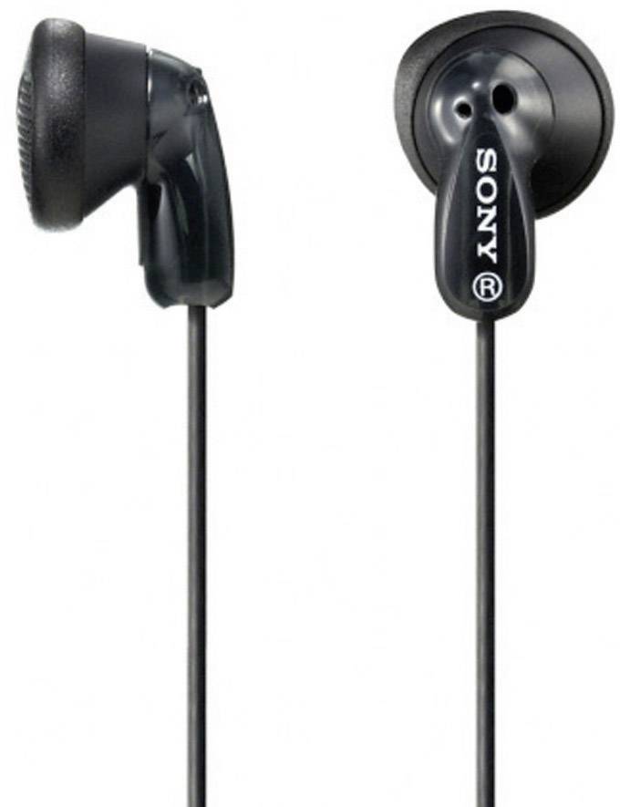 Sony MDR-E9LP In Ear Kopfhörer kabelgebunden Schwarz