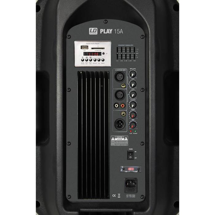 LD Systems LDPlay15A Aktiver PA Lautsprecher 38 cm 15 Zoll 220 W 1 St.