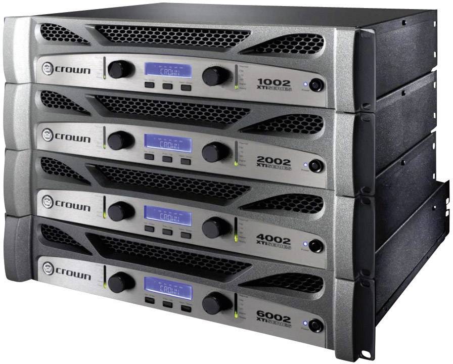 Crown XTi 4002 PA Verstärker RMS Leistung je Kanal an 4 Ohm: 1200W