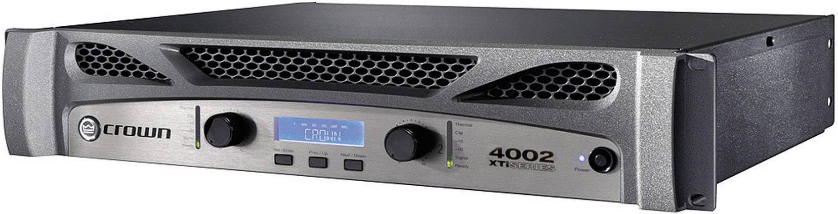 Crown XTi 4002 PA Verstärker RMS Leistung je Kanal an 4 Ohm: 1200W