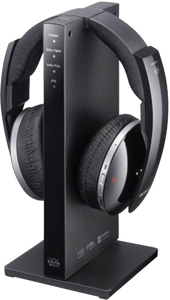 Sony MDR-DS6500 Over Ear Kopfhörer Funk Schwarz Lautstärkeregelung, Surround-Sound, Batterieladeanzeige