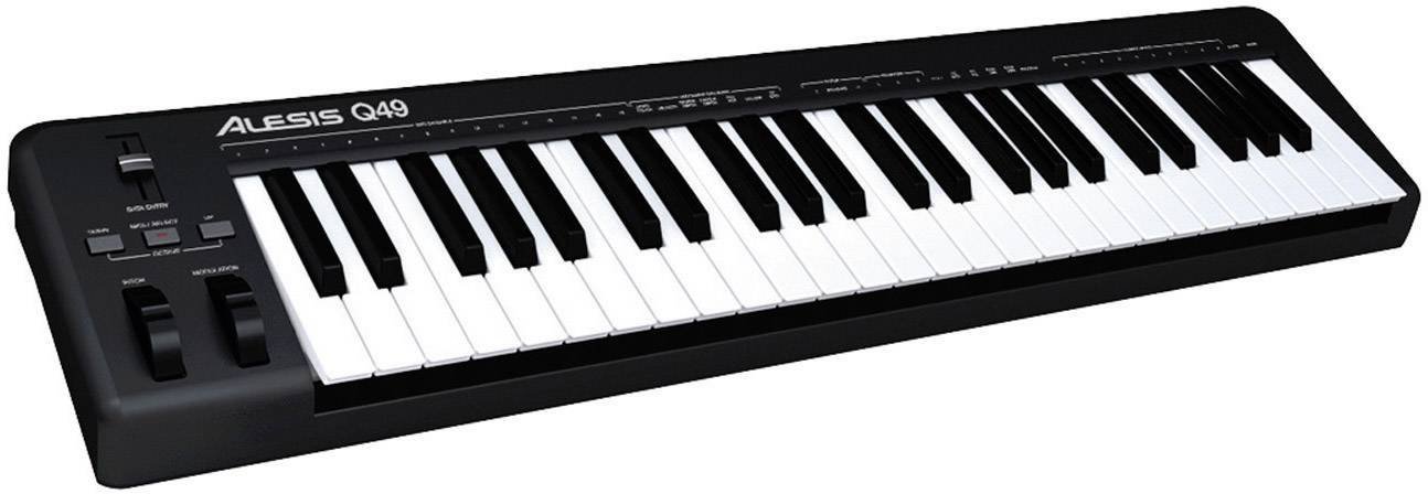 Alesis Q49 MIDI-Keyboard Schwarz