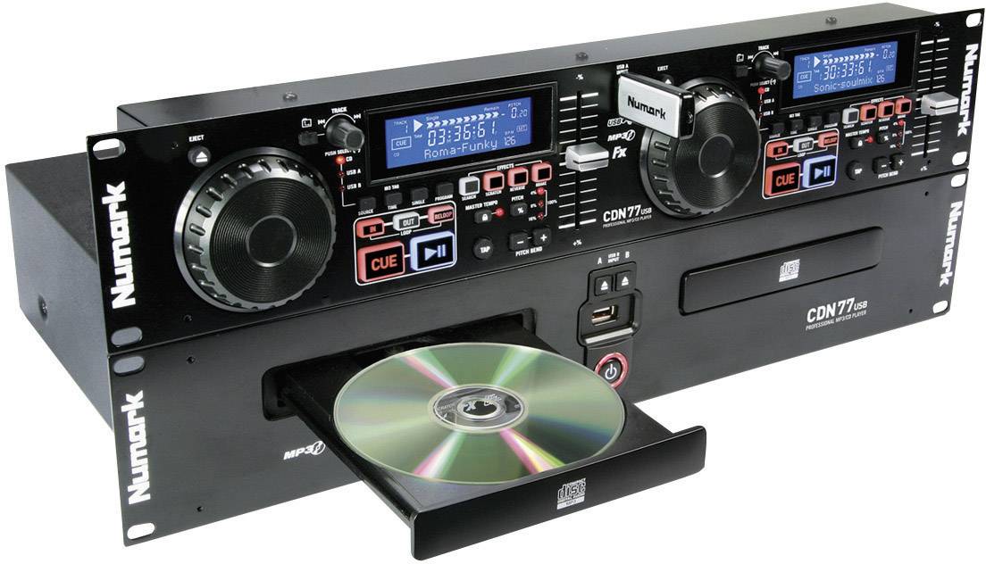 Numark CDN77 DJ Doppel CD Player