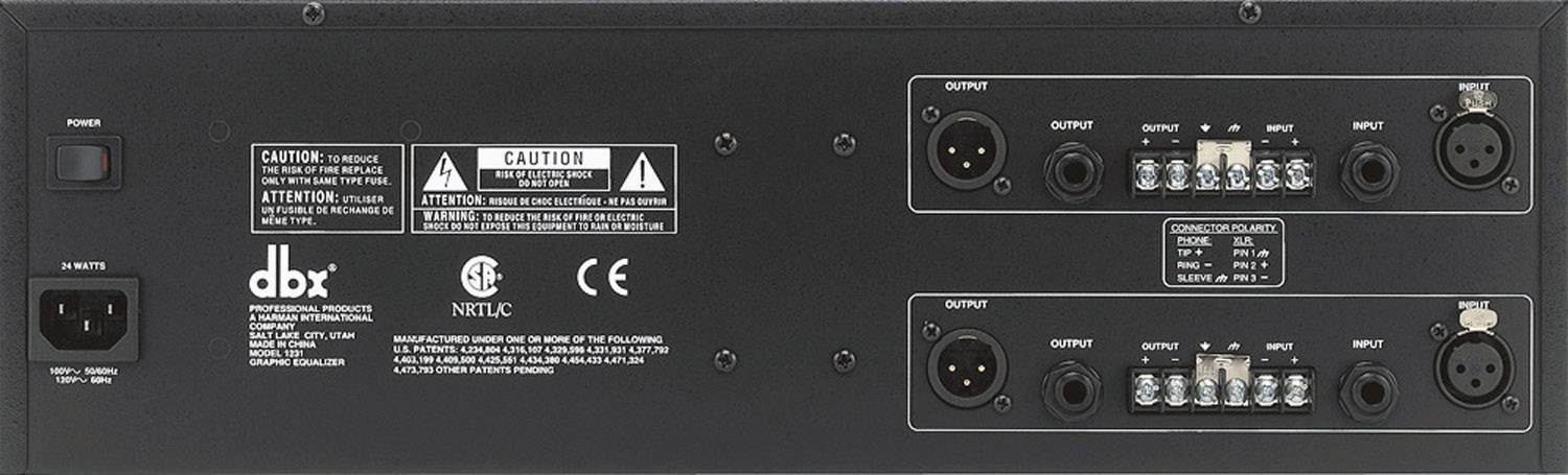 DBX 1231 2-Kanal 19 Zoll Equalizer