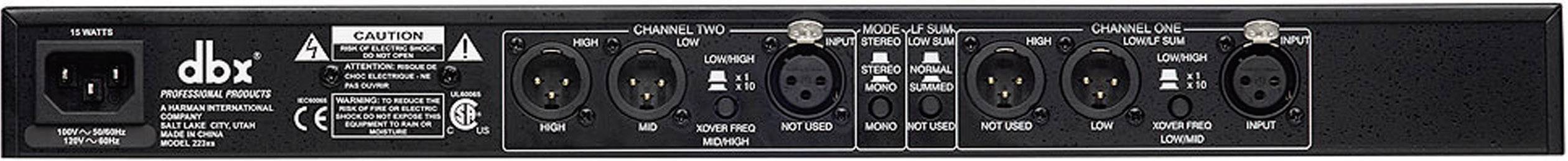 DBX 223XS 2-Kanal 19 Zoll Frequenzweiche