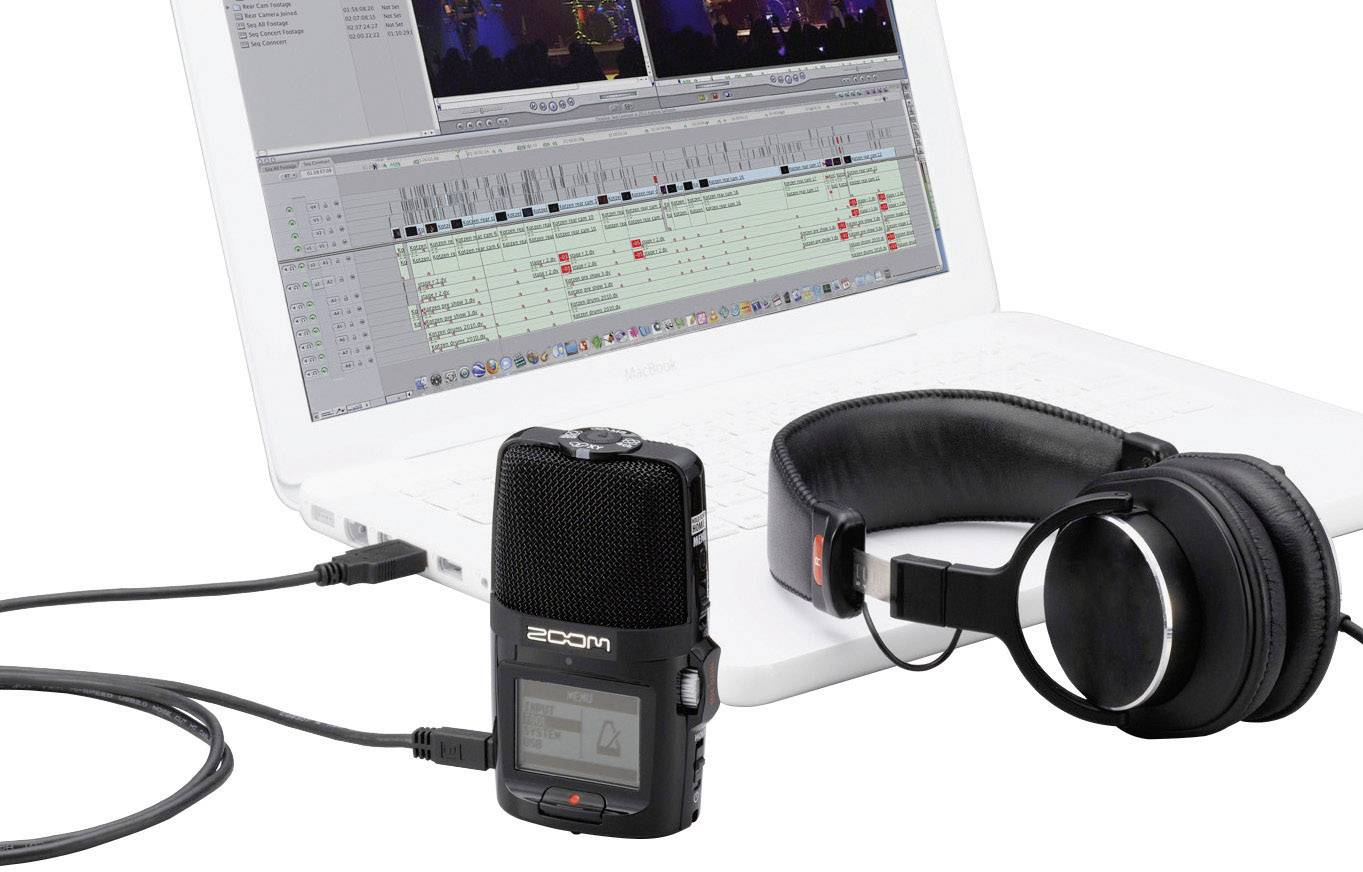 Zoom H2n Bundle APH-2n Mobiler Audio-Recorder Schwarz