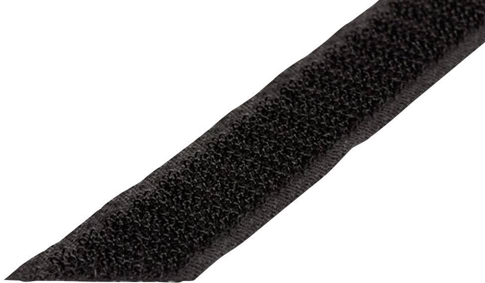 RCS Systeme 1Z085 Klettband (L x B) 5m x 16mm Schwarz 1St.