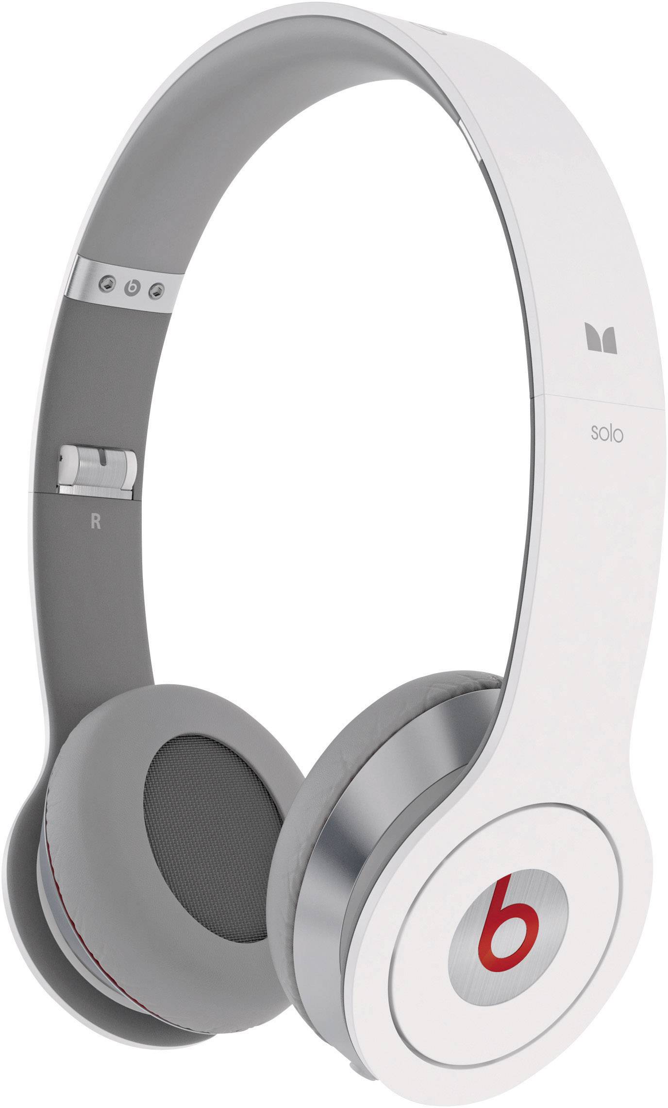 Beats Solo Weiss Over Ear Kopfhörer kabelgebunden Noise Cancelling Faltbar