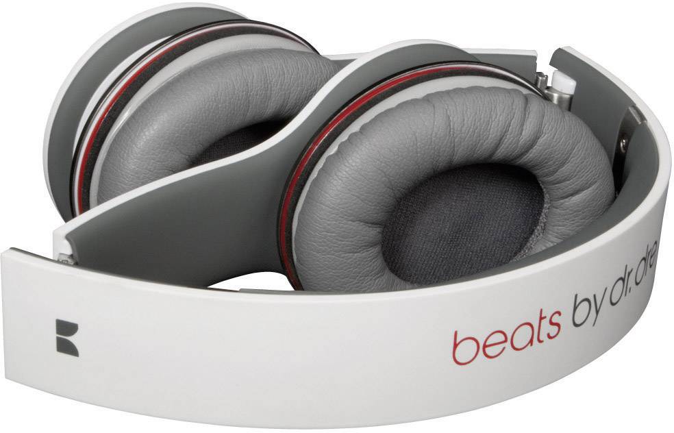 Beats Solo Weiss Over Ear Kopfhörer kabelgebunden Noise Cancelling Faltbar
