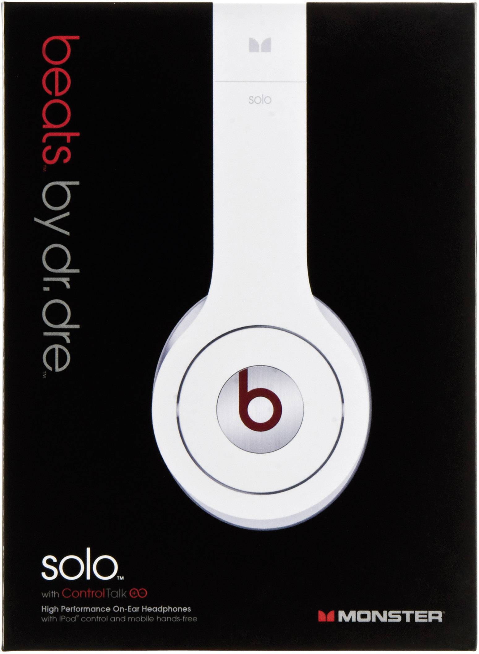 Beats Solo Weiss Over Ear Kopfhörer kabelgebunden Noise Cancelling Faltbar