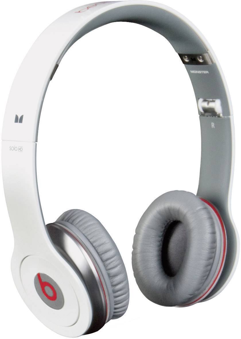 Beats Solo HD Weiß On Ear Kopfhörer kabelgebunden Weiß