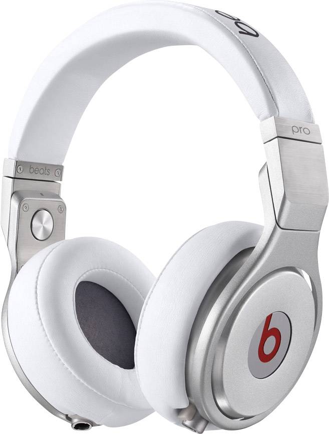 Beats Pro Over Ear Kopfhörer kabelgebunden Weiß Faltbar