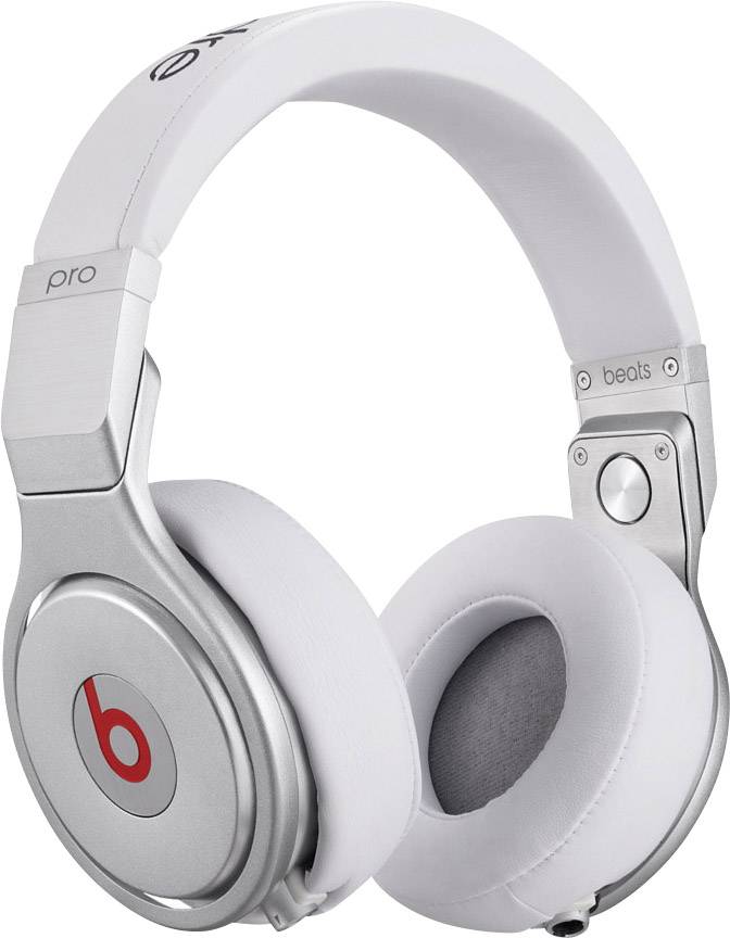 Beats Pro Over Ear Kopfhörer kabelgebunden Weiß Faltbar