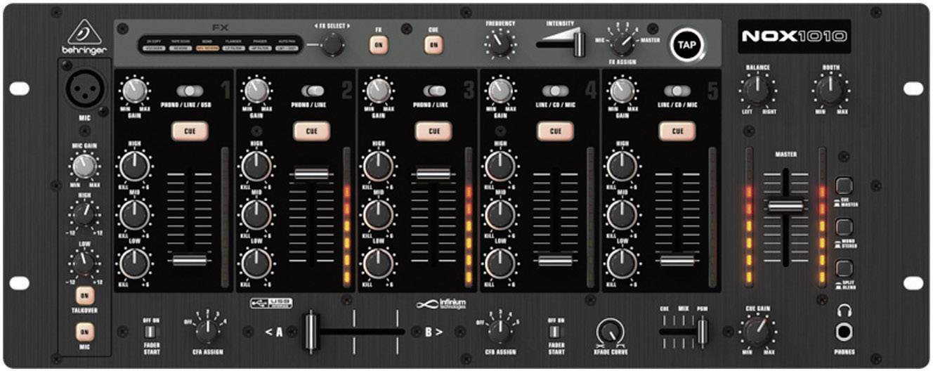 Behringer NOX1010 DJ Mixer 19 Zoll Einbau