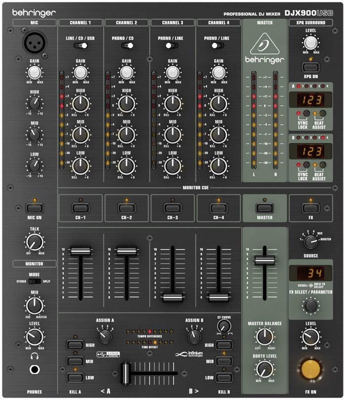 Behringer DJX-900USB  DJ Mixer