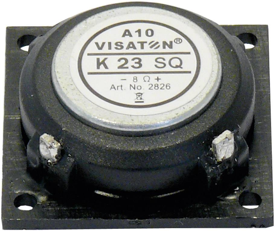 Visaton K 23 SQ - 8 Ohm 0.9 Zoll 2.3cm Kleinlautsprecher 0.5W 8Ω Schwarz