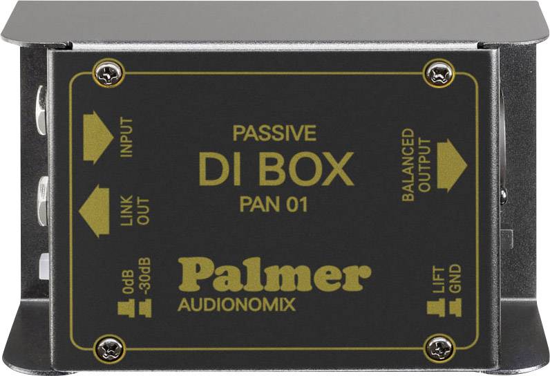 Palmer Audio Pro PAN01 Passive DI Box 1-Kanal