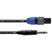 Cordial Lautsprecher Kabel [1x Typ SPK-Stecker - 1x Klinkenstecker 6.35 mm] 2 x 2.5 mm² 10.00 m Sch