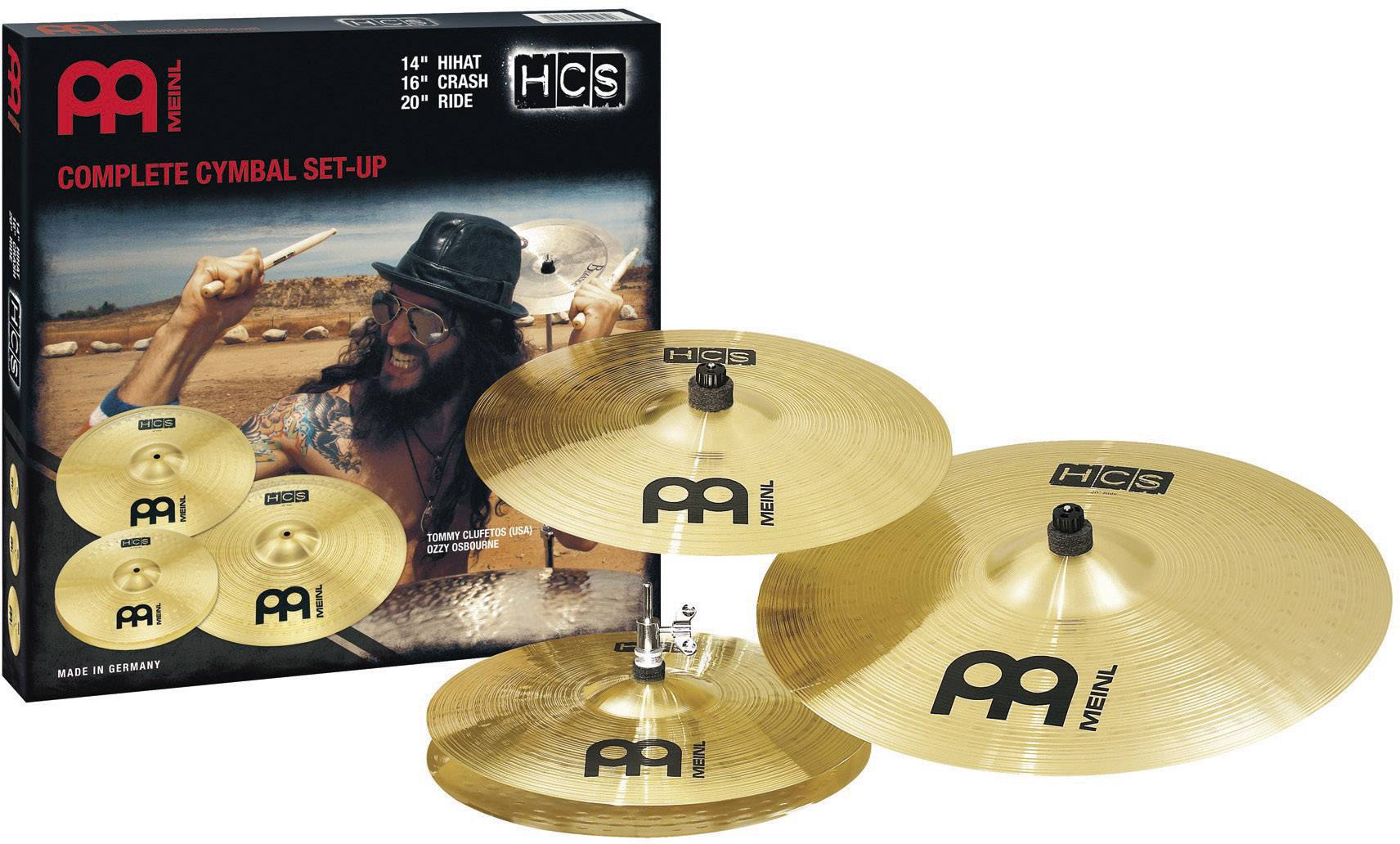 Meinl HCS141620 Becken-Set Gold