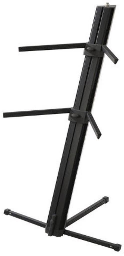 Adam Hall SKS22XB Doppel-Keyboardständer Schwarz
