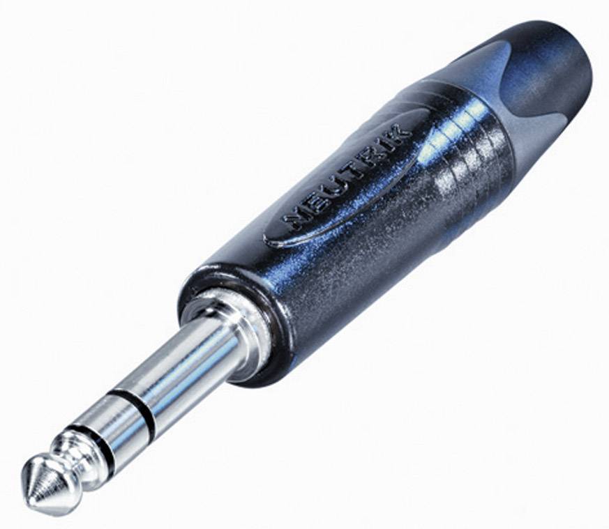 Neutrik NP3X-BAG-CON Klinken-Steckverbinder 6.35mm Stecker, gerade Polzahl: 3 Stereo Schwarz 1St.
