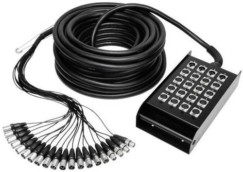AH Cables K20C15 Multicore Kabel 15 m Anzahl Eingänge:16 x Anzahl Ausgänge:4 x