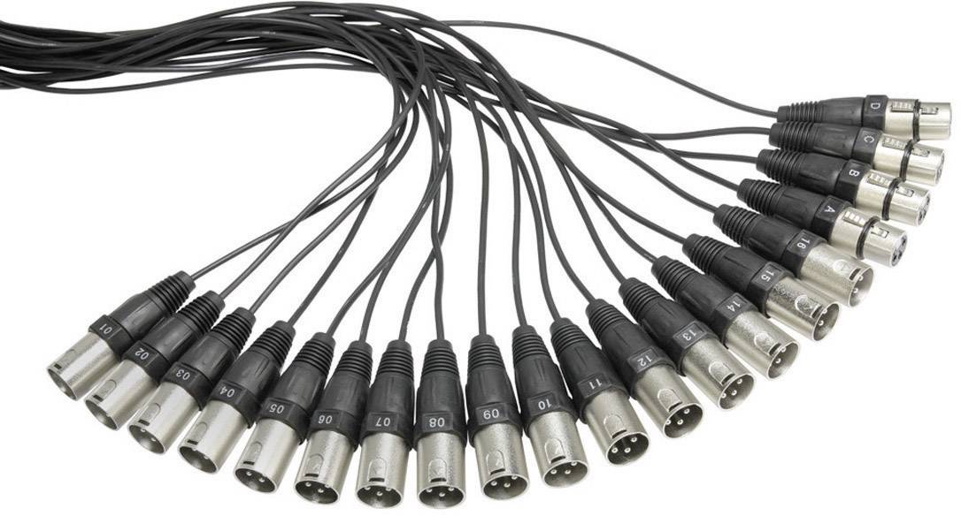 AH Cables K20C15 Multicore Kabel 15.00m Anzahl Eingänge:16 x Anzahl Ausgänge:4 x