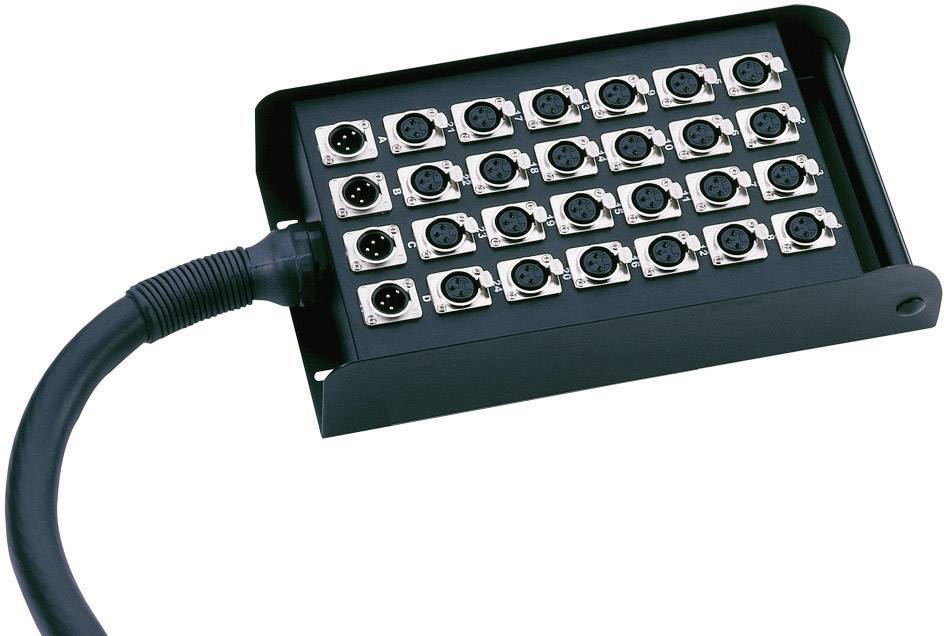 AH Cables K28C30 Multicore Kabel 30.00 m Anzahl Eingänge:24 x Anzahl Ausgänge:4 x