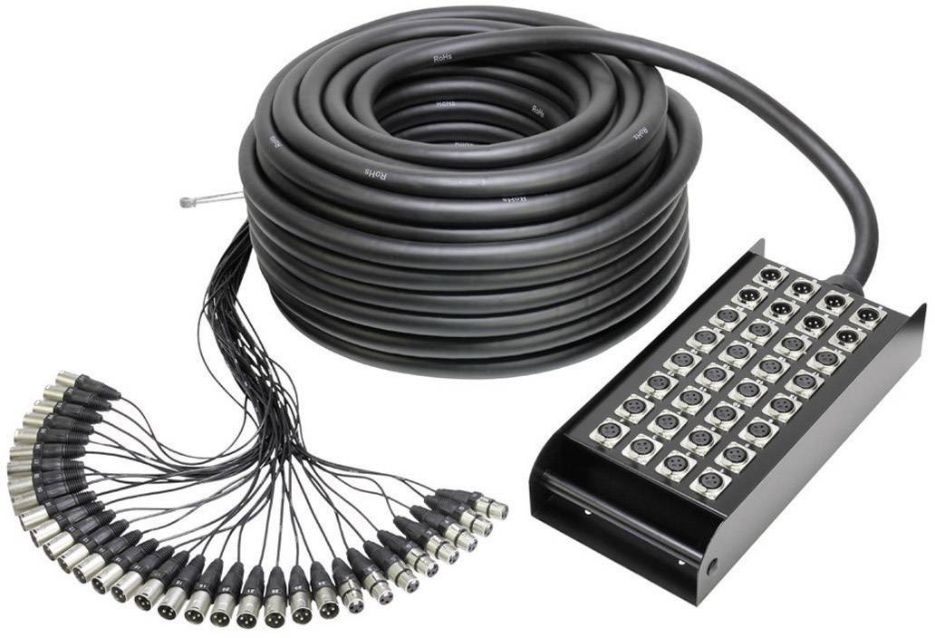 AH Cables K32C50 Multicore Kabel 50.00m Anzahl Eingänge:24 x Anzahl Ausgänge:8 x