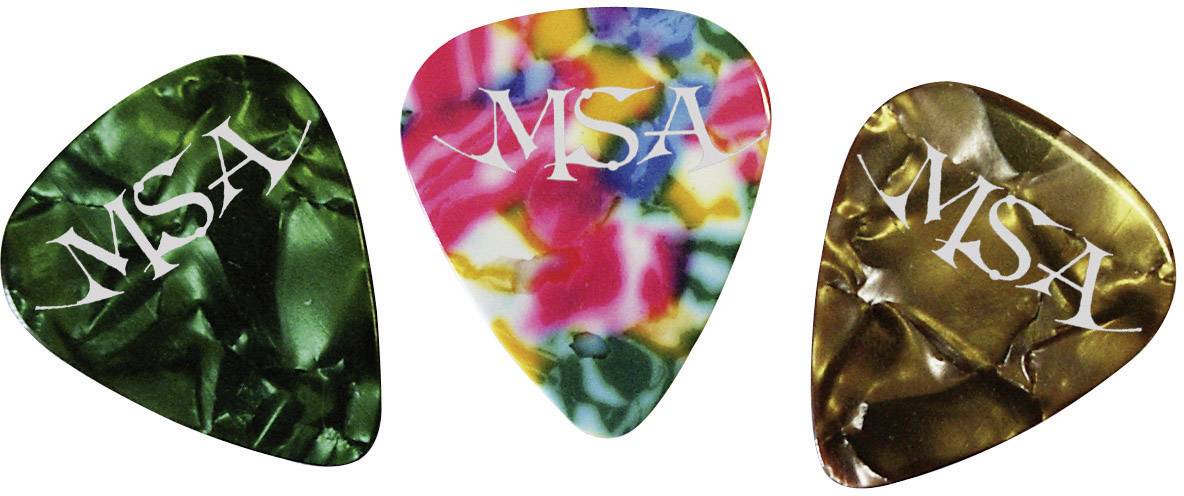 MSA Musikinstrumente AP 12 AL Plektren-Set Hart 12 St.