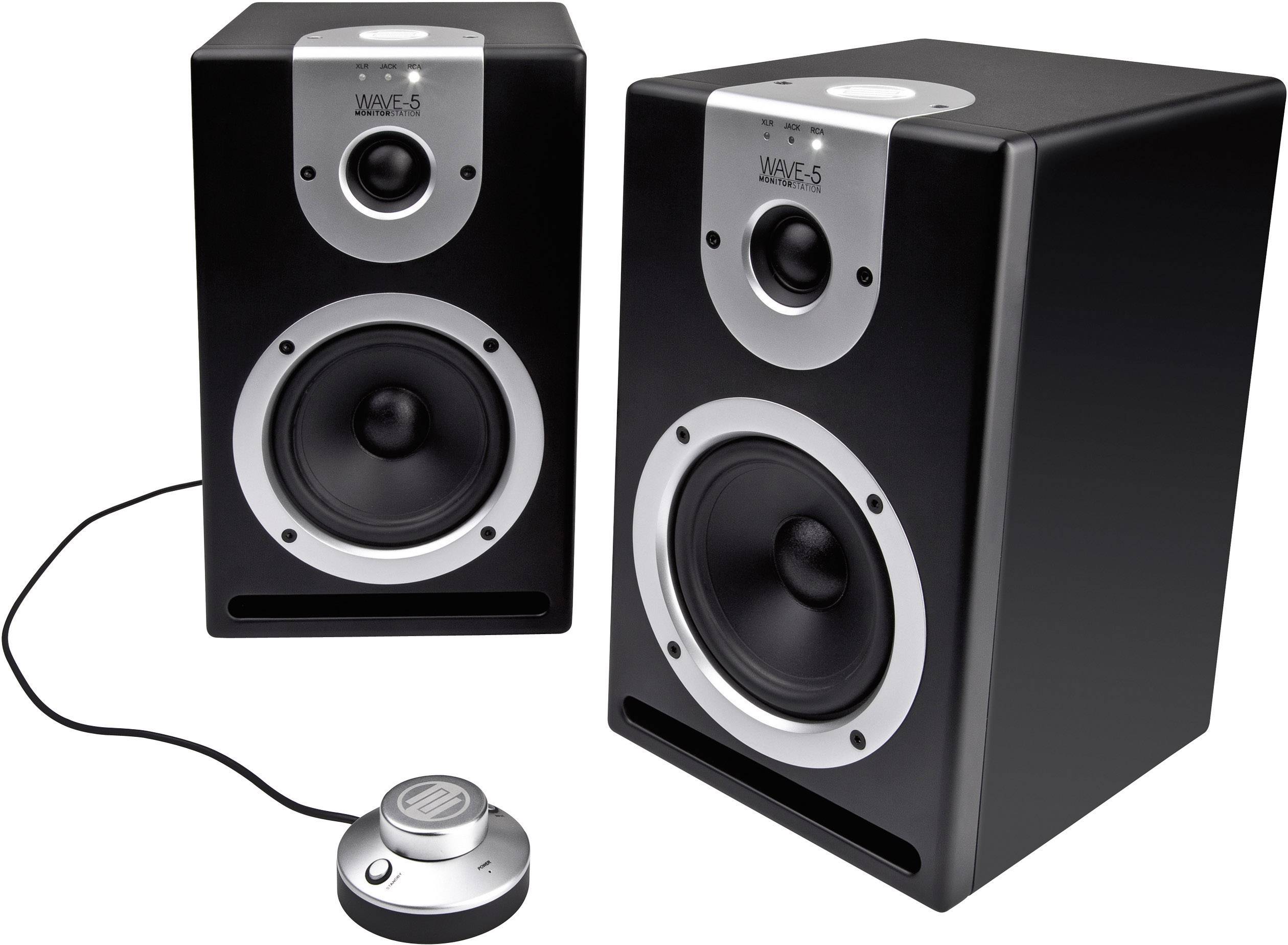 Reloop Wave 5 Aktiver Monitor-Lautsprecher 13 cm 5 Zoll 50 W 1 Paar